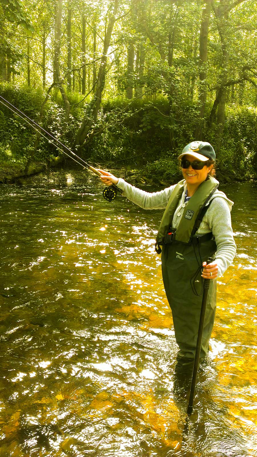 fly fishing lesson